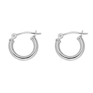 14K  plain Gold Huggee Hoops Earring Perfect Combination of Style for women
